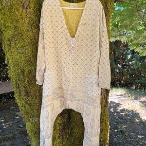Kantha Bae Long Sleeve Cotton Romper